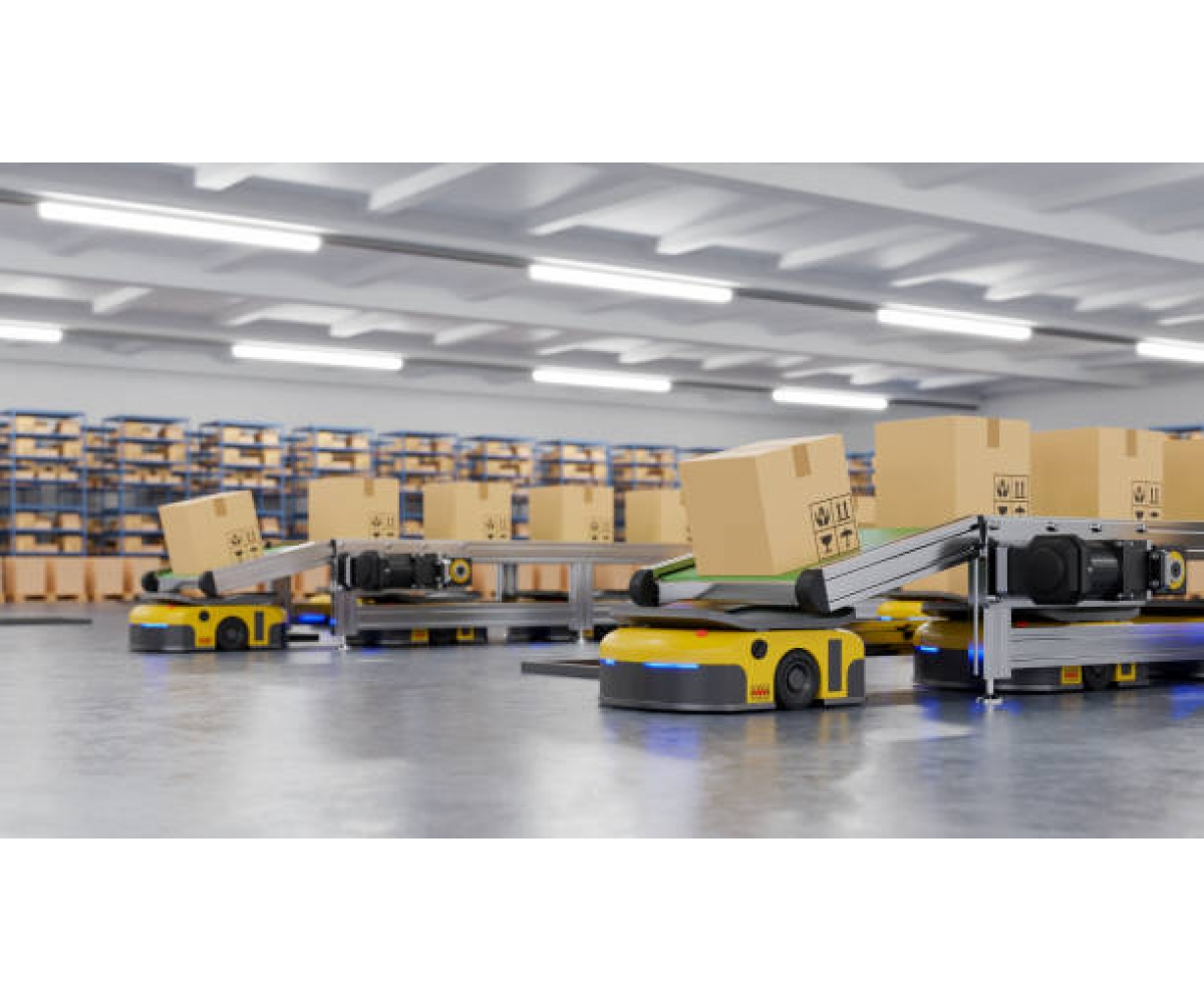 SMT车间还靠人工搬运？激光导航AGV让效率翻倍！