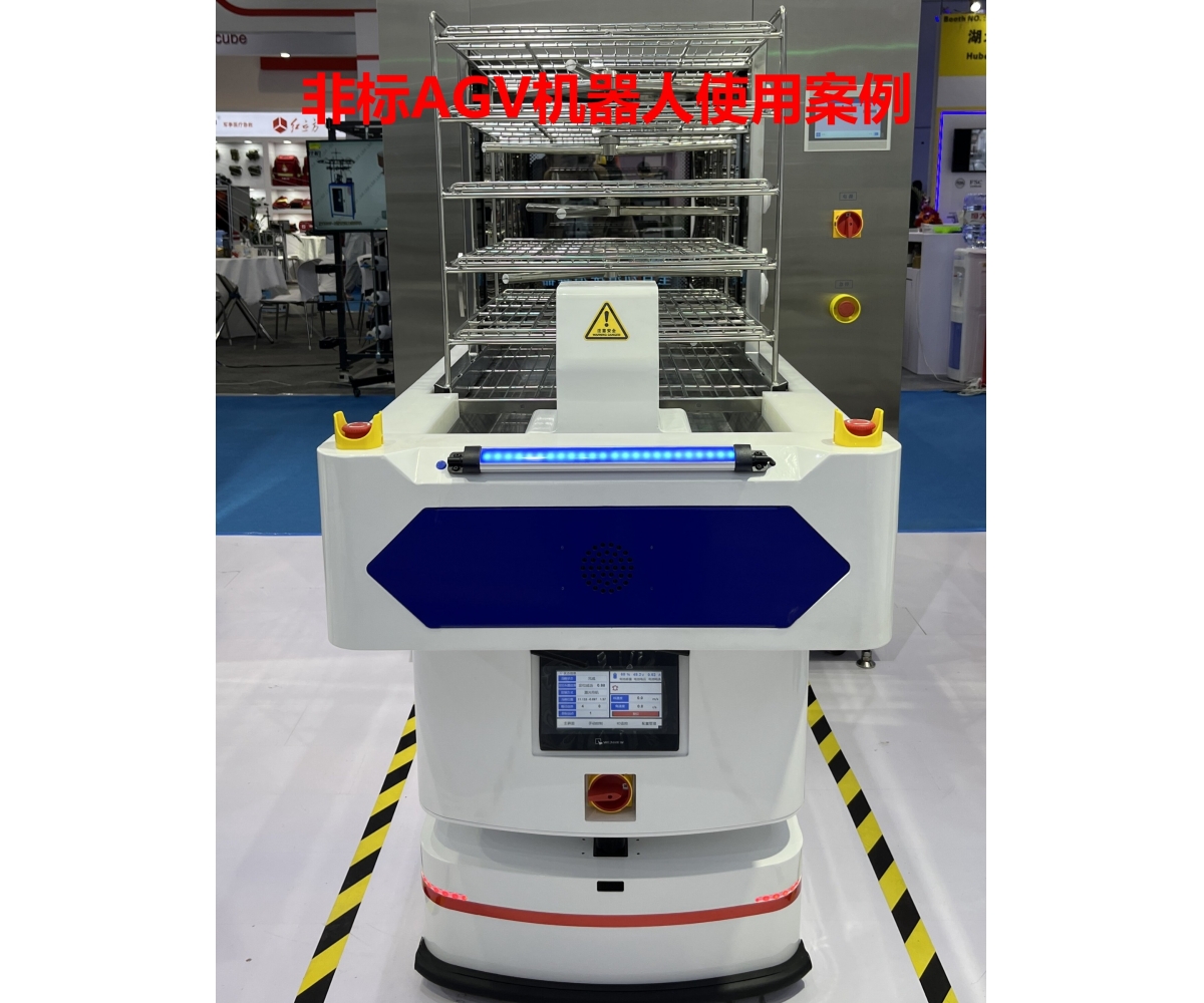 非标AGV搬运机器人工厂案例视频