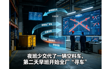 夜班少交代了一辆空料车，第二天早班开始全厂&ldquo;寻车&rdquo;