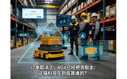 订单取消了，AGV已经把货取走：这箱料现在到底算谁的？