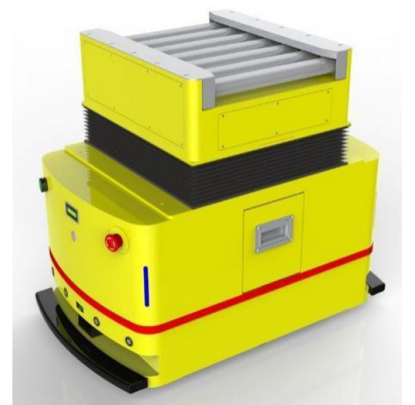 双向举升滚筒对接式AGV Two-way lifting drum docking AGV