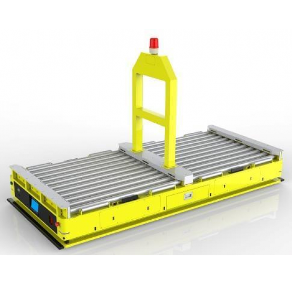 双舵轮双排滚筒对接式AGV Double wheel double drum butt AGV