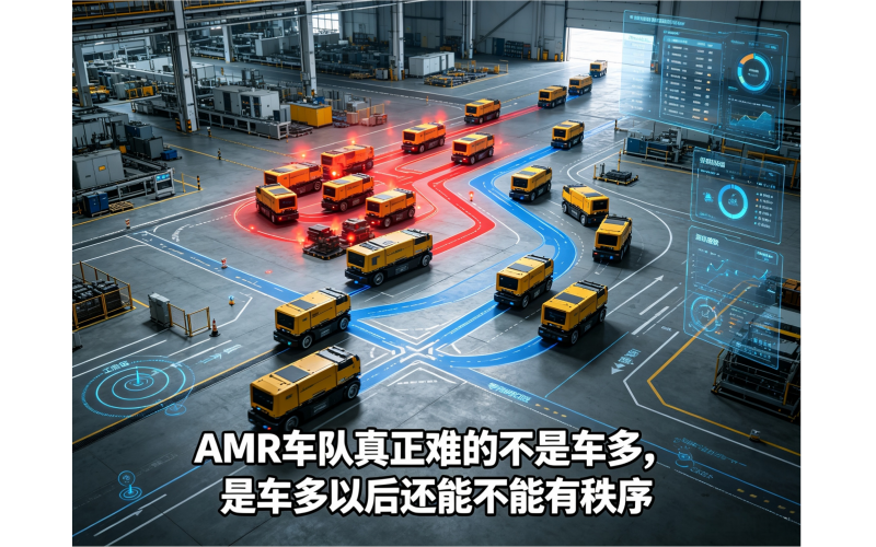 AMR车队真正难的不是车多，是车多以后还能不能有秩序